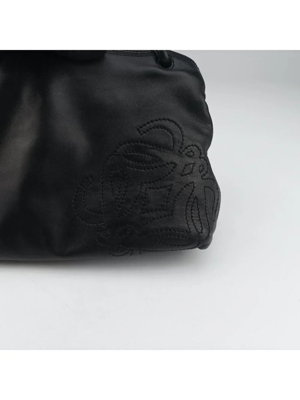 Loewe Anagram Knot Black Nappa Leather Handbag